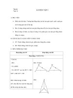 giáo án toán học: hình học 7 tiết 23+24+25 doc