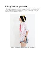 Kết hợp sơmi với quần short pptx