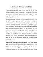 Giúp con tháo gỡ khó khăn doc