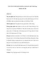 GÂY TÊ TUỶ SỐNG BẰNG BUPIVACAINE 0,5% LIỀU THẤP 5mg TRONG MỔ TRĨ ppsx