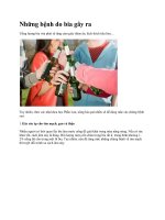 Những bệnh do bia gây ra potx