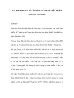 ĐẶC ĐIỂM DỊCH TỄ VÀ LÂM SÀNG CỦA BỆNH NHÂN NHIỄM HIV MẮC LAO PHỔI pot