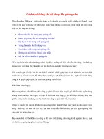Cách tạo không khí đối thoại khi phỏng vấn pdf