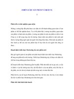 CHIẾN LƯỢC SẢN PHẨM VÀ DỊCH VỤ 7 pptx