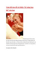 Làm thế nào để cải thiện “kỹ năng hẹn hò” của bạn ppt