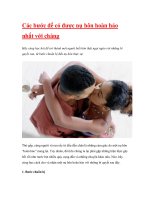 Các bước để có được nụ hôn hoàn hảo nhất với chàngi pot