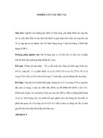 NGHIÊN CỨU UNG THƯ TAI docx