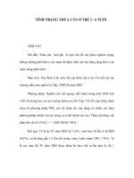 TÌNH TRẠNG THỪA CÂN Ở TRẺ 2 - 6 TUỔI ppsx