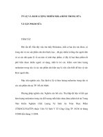 TỶ LỆ VÀ HÀM LƯỢNG NHIỄM MELAMINE TRONG SỮA VÀ SẢN PHẨM SỮA docx