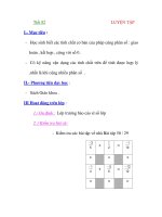 Giáo Án Toán Học :đại số 6 Tiết 82+83 pot