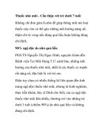 Thuốc nhỏ mũi - Cẩn thận với trẻ dưới 7 tuổi doc