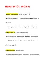NEWS (TIN TỨC, THỜI SỰ) potx