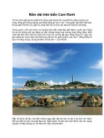 Nằm dài trên biển Cam Ranh ppsx