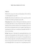 PHẪU THUẬT NỘI SOI CẮT TỬ CUNG pptx