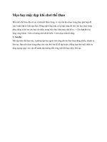 Mẹo hay mặc đẹp khi chơi thể thao pdf