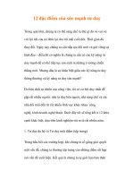 12 đặc điểm của sức mạnh tư duy ppt