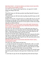 PHƯƠNG PHÁP GIẢI TOÁN HOÁ HỌC pps