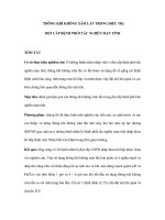 THÔNG KHÍ KHÔNG XÂM LẤN TRONG ĐIỀU TRỊ ĐỢT CẤP BỆNH PHỔI TẮC NGHẼN MẠN TÍNH docx