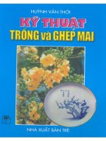 Kỹ thuật trồng và ghép mai part 1 potx