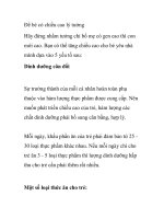 Để bé có chiều cao lý tưởng docx