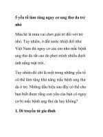 5 yếu tố làm tăng nguy cơ ung thư da trẻ nhỏ pps