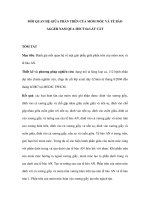 MỐI QUAN HỆ GIỮA PHẦN TRÊN CỦA MỎM MÓC VÀ TẾ BÀO AGGER NASI QUA MSCT 64 LÁT CÁT pptx