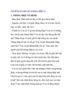 Các đề tài trò chơi cát và nước ( phần 1) pot