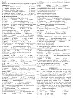 Tài liệu ôn thi đại học môn tiếng anh pdf