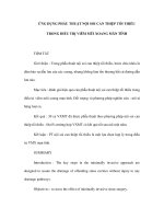 ỨNG DỤNG PHẪU THUẬT NỘI SOI CAN THIỆP TỐI THIỂU TRONG ĐIỀU TRỊ VIÊM MŨI XOANG MÃN TÍNH docx