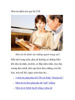 Món ăn dành cho quý bà U50 docx