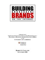 building successful brand on the internet