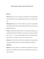 ĐIỀU TRỊ PHẪU THUẬT CHẤN THƯƠNG SỌ NÃO ppt