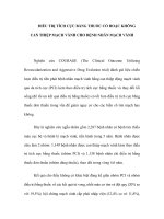 ĐIỀU TRỊ TÍCH CỰC BẰNG THUỐC CÓ HOẶC KHÔNG CAN THIỆP MẠCH VÀNH CHO BỆNH NHÂN MẠCH VÀNH pot