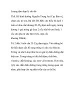 Lượng đạm hợp lý cho bé pot