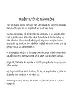TRUYỀN THUYẾT ĐỨC THÁNH GIÓNG ppsx