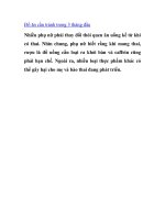 Đồ ăn cần tránh trong 3 tháng đầu pptx