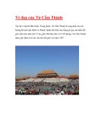 Vẻ đẹp của Tử Cấm Thành ppsx