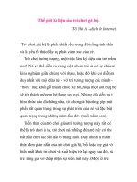 Thế giới kì diệu của trò chơi giả bộ. pptx