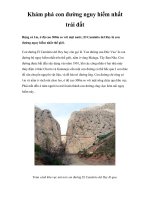 Khám phá con đường nguy hiểm nhất trái đất pps