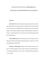 CÁC YẾU TỐ NGUY CƠ CỦA CÁC BỆNH KHÔNG LÂY docx