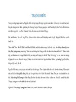 CÁC CỤ TRẠNG VIỆT NAM - TRẠNG HIỀN doc