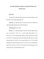 ĐẶC ĐIỂM KHÍ MÁU TRONG CÁC BỆNH NHÂN BỊ CHẤN THƯƠNG ĐẦU pdf