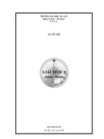 Giáo trình giải tích 2 part 1 potx