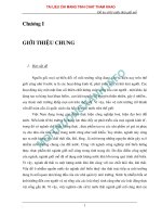 Đồ án xử lý nước thải giết mổ part 1 ppsx