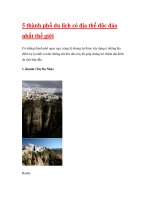 5 thành phố du lịch có địa thế độc đáo nhất thế giới doc