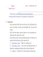 Giáo Án Toán Học :đại số 6 Tiết 9 ppt