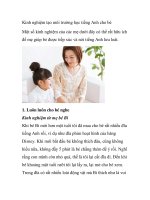 Kinh nghiệm tạo môi trường học tiếng Anh cho bé ppsx