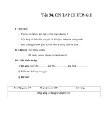 giáo án toán học: hình học 9 tiết 34+35 ppt