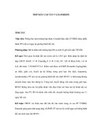 THỞ MÁY CAO TẦN VÀ ILOMEDIN potx