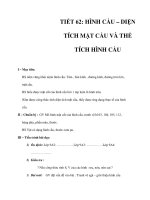 giáo án toán học: hình học 9 tiết 62+63 pot